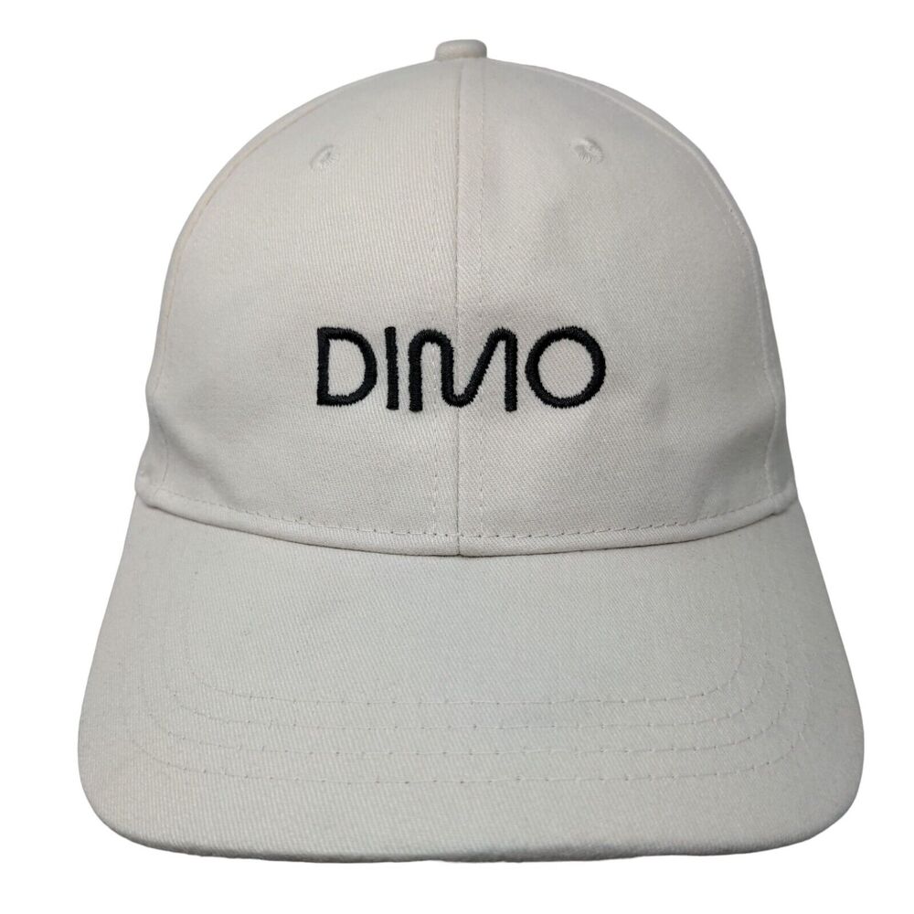 DIMO Slideback Hat Cream OSFM Embroidered Adjustable Quake City Caps